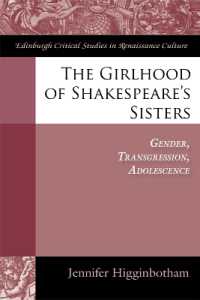 The Girlhood of Shakespeare's Sisters : Gender, Transgression, Adolescence (Edinburgh Critical Studies in Renaissance Culture)