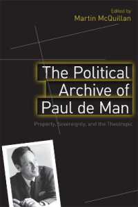 The Political Archive of Paul de Man : Property, Sovereignty and the Theotropic