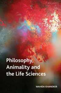 Philosophy, Animality and the Life Sciences (Crosscurrents)