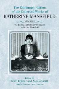 マンスフィールド詩・評論集<br>The Poetry and Critical Writings of Katherine Mansfield