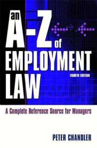 英国・ＥＣ労働法Ａ－Ｚ（第４版）<br>An A-Z of Employment Law （4TH）