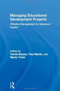 Managing Educational Development Projects : Effective Management for Maximum Impact (Seda Series)