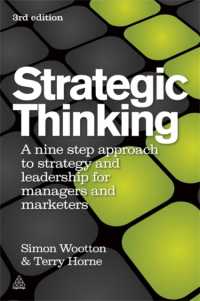 戦略的思考（第３版）<br>Strategic Thinking : A Step-by-step Approach to Strategy and Leadership （3RD）