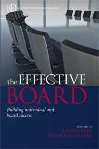 The Effective Board : Building Individual and Board Success