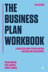 ビジネスプラン・ワークブック（第８版）<br>The Business Plan : A Practical Guide to New Venture Creation and Development （8 Workbook）