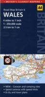 Aa Road Map Britain : Wales (Aa Road Map Britain Series) （FOL MAP）