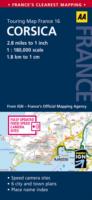 Aa Touring Map Corsica : Aa Touring Map France （FOL MAP）