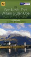 Aa Ben Nevis, Fort William & Glen Coe Walker's Map (Walker's Map) （FOL MAP）
