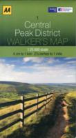 Aa Central Peak District Walker's Map (Walker's Map) （FOL MAP）