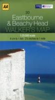 Aa Eastbourne & Beachy Head Walker's Map (Walker's Map) （FOL MAP）