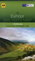 Aa Exmoor Walker's Map (Walker's Map) （FOL MAP）