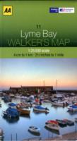 Aa Lyme Bay Walker's Map (Walker's Map) （FOL MAP）