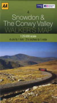 Aa Snowdon & Conwy Valley Walker's Map (Walker's Map) （FOL MAP）