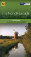 Aa the Norfolk Broads Walker's Map (Walker's Map) （FOL MAP）