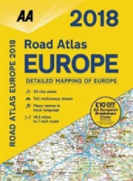 AA Road Atlas Europe 2018 (Aa Road Atlas Europe) （MUL）