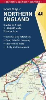 Aa Northern England Road Map : Northern England 7. (Aa Road Map Britain) （MAP）