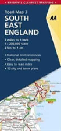 South East England Road Map (Aa Regional Road Maps Britain) （MAP）