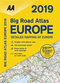 Aa Big Road Atlas 2019 Europe (Aa Atlases and Maps) （SPI）