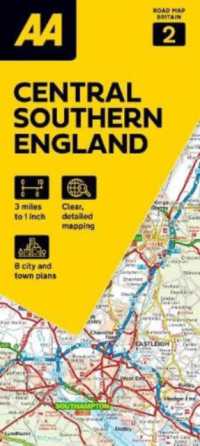 AA Road Map Central Southern England (Aa Road Map Britain series) （8TH）