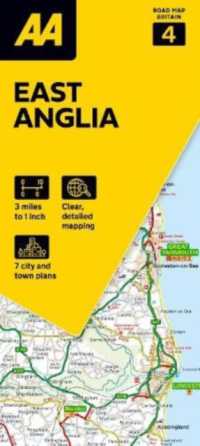 AA Road Map East Anglia (Aa Road Map Britain series) （8TH）
