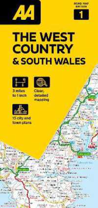 AA Road Map the West Country & South Wales (Aa Road Map Britain Series) （9TH）