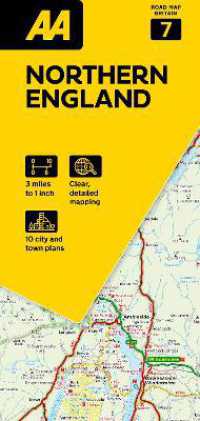AA Road Map Northern England (Aa Road Map Britain) （9TH）