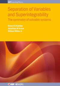 Separation of Variables and Superintegrability : The symmetry of solvable systems (Iop Expanding Physics)