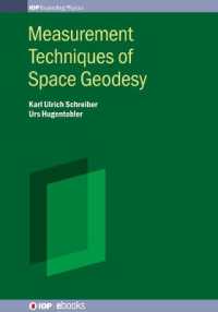 Measurement Techniques of Space Geodesy (Iop ebooks)