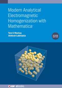 Modern Analytical Electromagnetic Homogenization with Mathematica (Second Edition) (Iop ebooks) （2ND）
