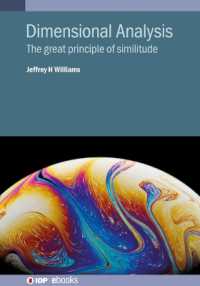 Dimensional Analysis : The great principle of similitude (Iop ebooks)