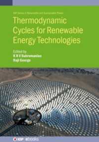Thermodynamic Cycles for Renewable Energy Technologies (Iop ebooks)