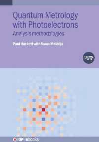 Quantum Metrology with Photoelectrons, Volume 3 : Analysis methodologies (Iop ebooks)
