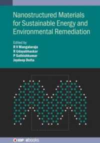 Nanostructured Materials for Sustainable Energy and Environmental Remediation (Iop ebooks)