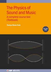 The Physics of Sound and Music, Volume 1 : A complete course text (Textbook) (Iop ebooks)