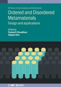 Ordered and Disordered Metamaterials : Design and applications (Iop Series in Electromagnetics and Metamaterials)
