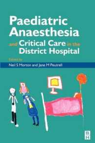 Paediatric Anaesthesia and Critical Care in the District Hospital : A Practical Guide