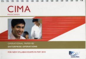 Cima - E1: Enterprise Operations : Passcards -- Spiral bound