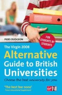Virgin 2008 Alternative Guide to British Universities -- Paperback