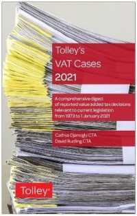 Tolley's Vat Cases 2021 -- Paperback / softback