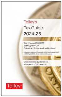 Tolley's Tax Guide 2024-25 -- Hardback (English Language Edition)