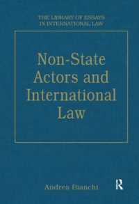 非国家主体と国際法<br>Non-State Actors and International Law (The Library of Essays in International Law)