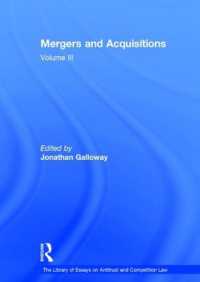 M&A<br>Mergers and Acquisitions : Volume III (The Library of Essays on Antitrust and Competition Law)