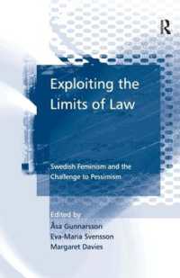 スウェーデンのフェミニズムによる法の限界への挑戦<br>Exploiting the Limits of Law : Swedish Feminism and the Challenge to Pessimism