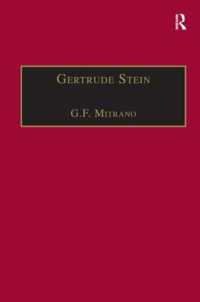 ガートルード・スタイン：特性のない女<br>Gertrude Stein : Woman without Qualities