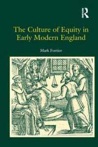 近代初期イングランド「衡平法」の文化史<br>The Culture of Equity in Early Modern England