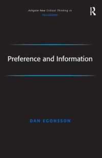 選好と情報<br>Preference and Information (Ashgate New Critical Thinking in Philosophy)