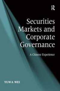 Securities Markets and Corporate Governance : A Chinese Experience