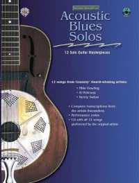 Acoustic Masterclass : Acoustic Blues Solos, Book & CD (Acoustic Masterclass)