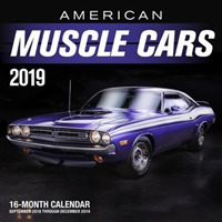 American Muscle Cars 2019 Calendar （16M WAL）
