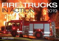 Fire Trucks in Action 2019 Calendar （16M WAL）